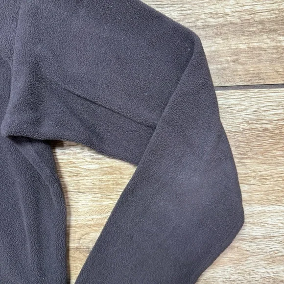 Patagonia 1/4 Quarter Zip Fleece Pullover Sweater Stand-Collar Brown Size Small - Picture 8 of 10